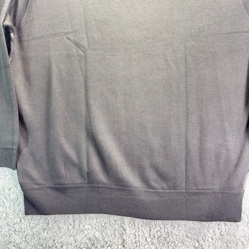 NWT VTG Sahara Club Acrylic Diamond Plaid HipHop Knit Sweater Black Men 3X - Picture 15 of 16